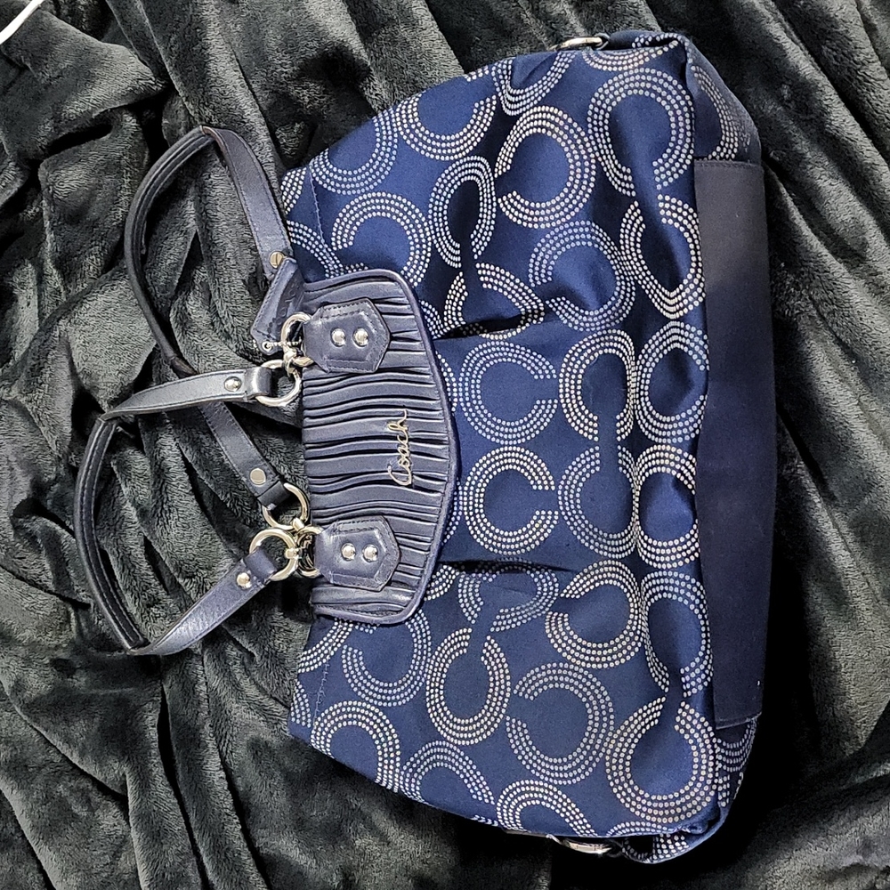 Blue Coach Bag